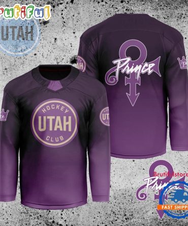 Nhl Utah Hockey Club Personalized Prince Night Hockey Jersey