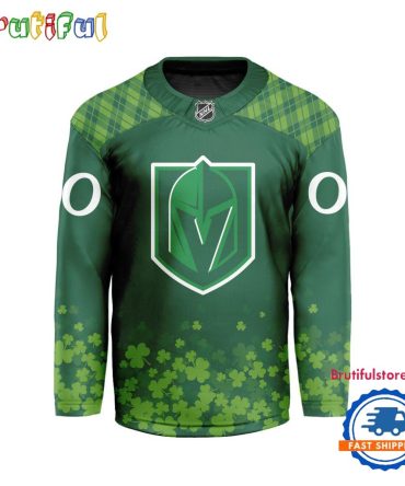 Nhl Vegas Golden Knights St.Patrick'S Day New Design Hockey Jersey, Nhl Patricks Day Jersey