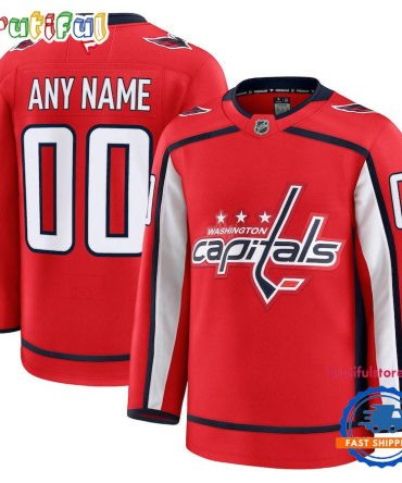 Nhl Washington Capitals Home Premium Custom Hockey Jersey