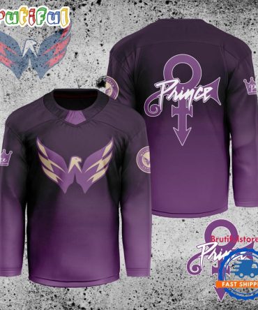 Nhl Washington Capitals Personalized Prince Night Hockey Jersey
