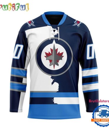 Nhl Winnipeg Jets Home Mix Away New Design Hockey Jersey