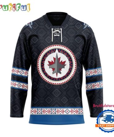 Nhl Winnipeg Jets Personalized Native American Hockey Jersey