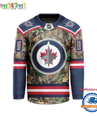 Nhl Winnipeg Jets Special Realtree Camo Hunting Hockey Jersey