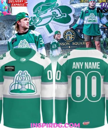 Savannah Ghost Pirates St. Patrick'S Day 2025 Hockey Jersey