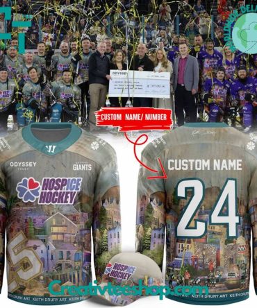 Belfast Giants X Northern Ireland Children'S Hospice Custom Hockey Jersey
