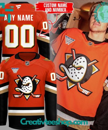 Anaheim Ducks Orange Country 2024 Orange Hockey Jersey