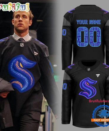 Seattle Kraken Special Black History Night Custom Hockey Jersey
