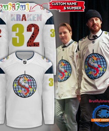 Seattle Kraken Special Pride Night Custom Name And Number Hockey Jersey