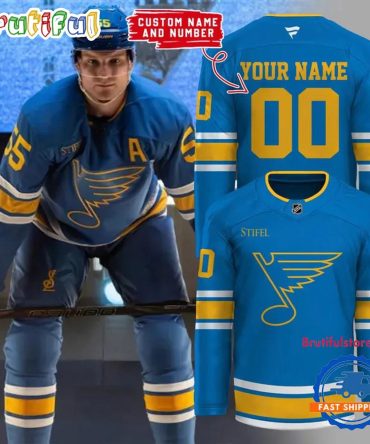 St. Louis Blues Remixed Remastered Reborn 2025 Custom Hockey Jersey