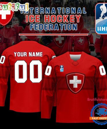 Switzerland Iihf Ice Hockey World Championship 2025 Jersey Shirt