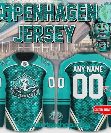 Copenhagen Mermaids Special Edition Nhl Hockey Jersey