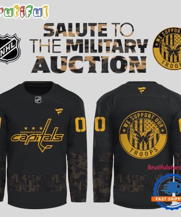 Washington Capitals Salute To Military 2025 Nhl New Hockey Jersey