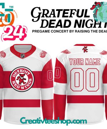 Detroit Red Wings Grateful Dead Night Hockey Jersey